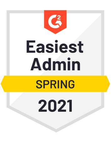 G2 Badge Easiest to Use Spring 2022
